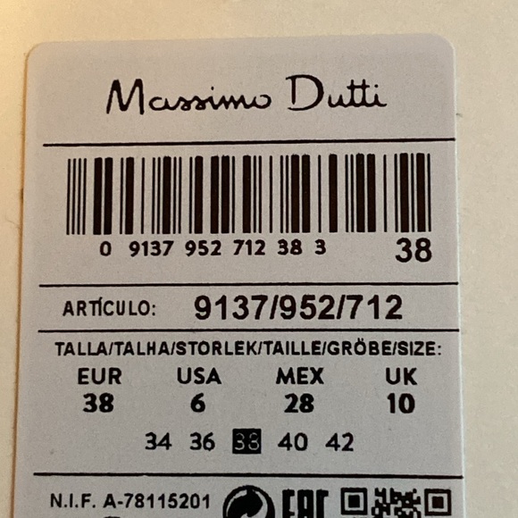 NWT. Massimo Dutti Studio Cream Viscose Contrast Tuxedo Suit Trousers. Size 6. - Picture 7 of 10